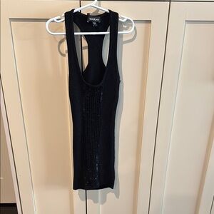 bebe Black Tank Top